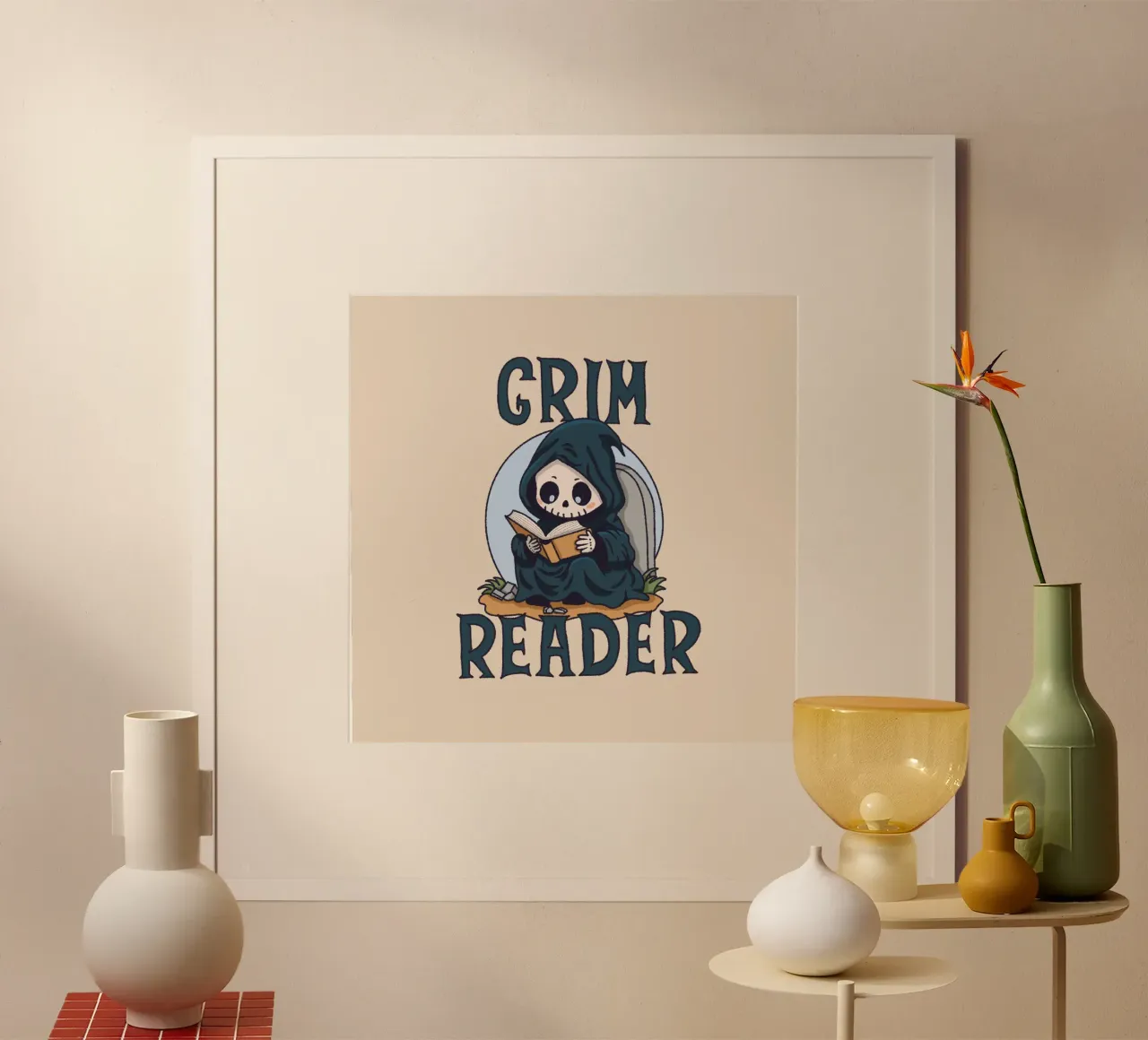 Grim Reader poster by Loobs