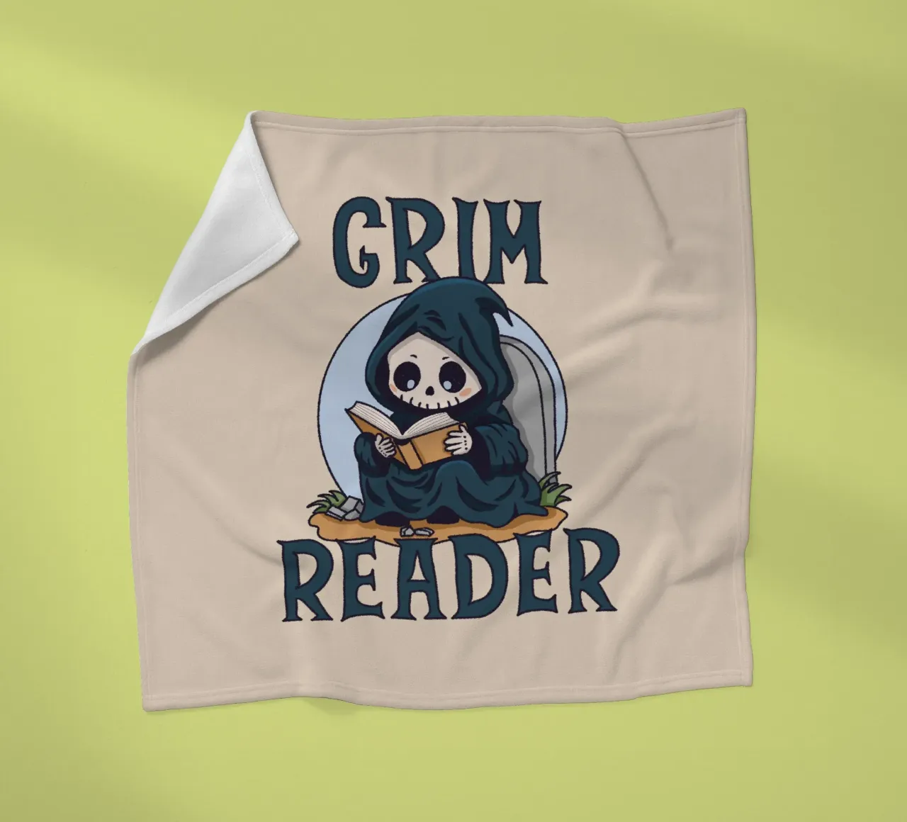 Grim Reader Fleecedecke von Loobs