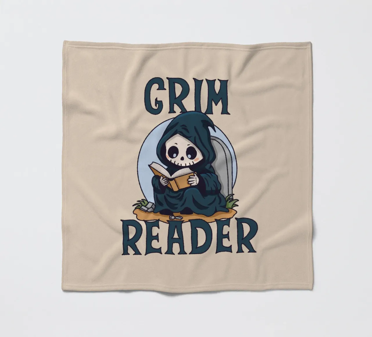 Grim Reader Fleecedecke von Loobs