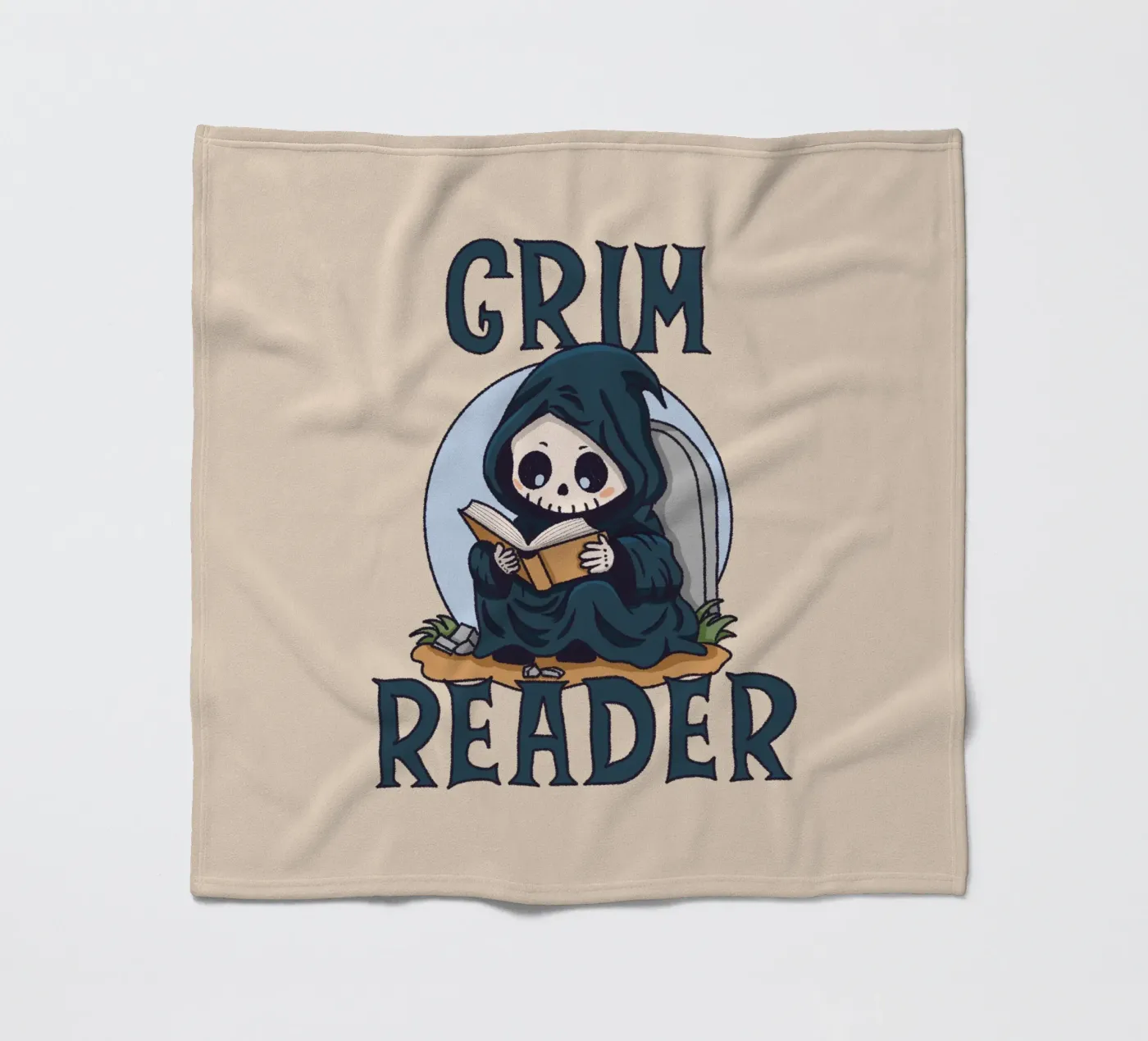 Grim Reader Fleecedecke von Loobs