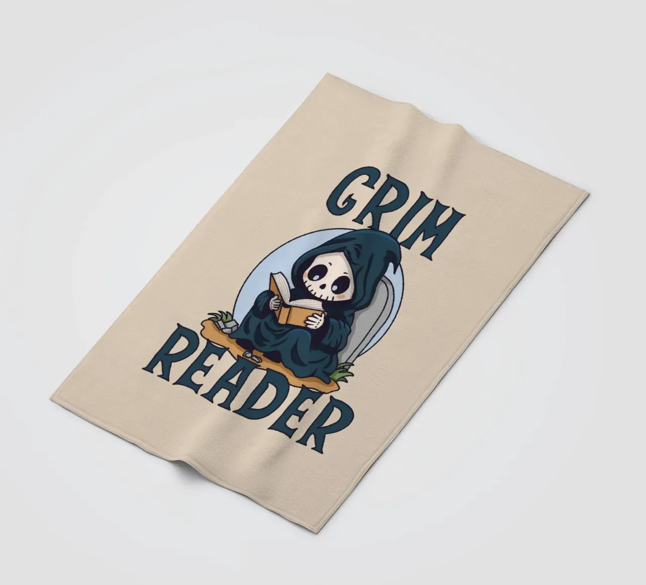 Grim Reader Fleecedecke von Loobs