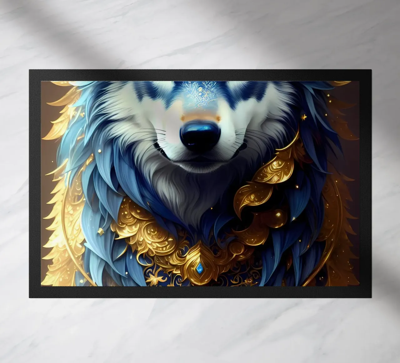 Wolf Dier deurmat van Pierre Walton