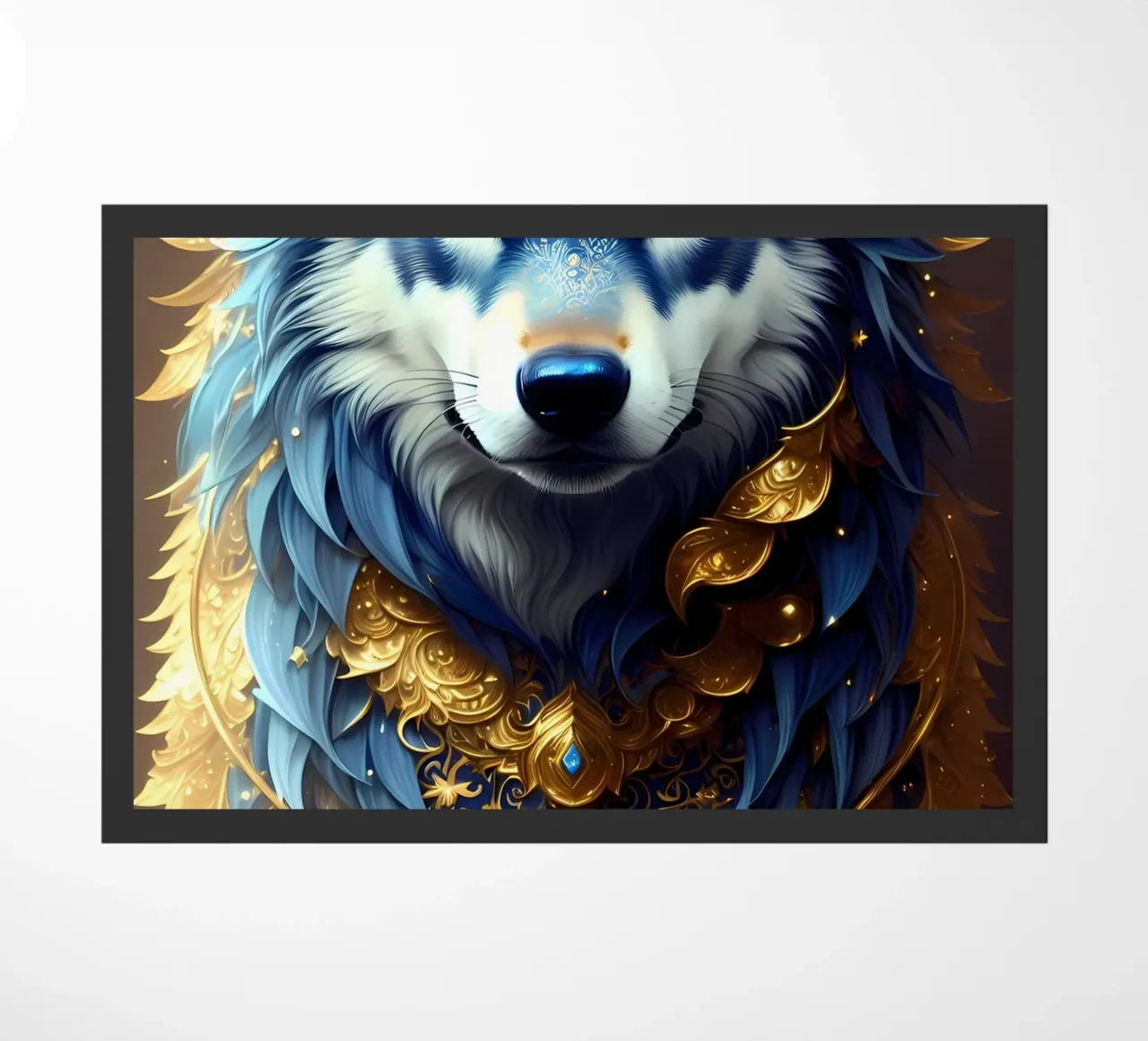 Wolf Dier deurmat van Pierre Walton