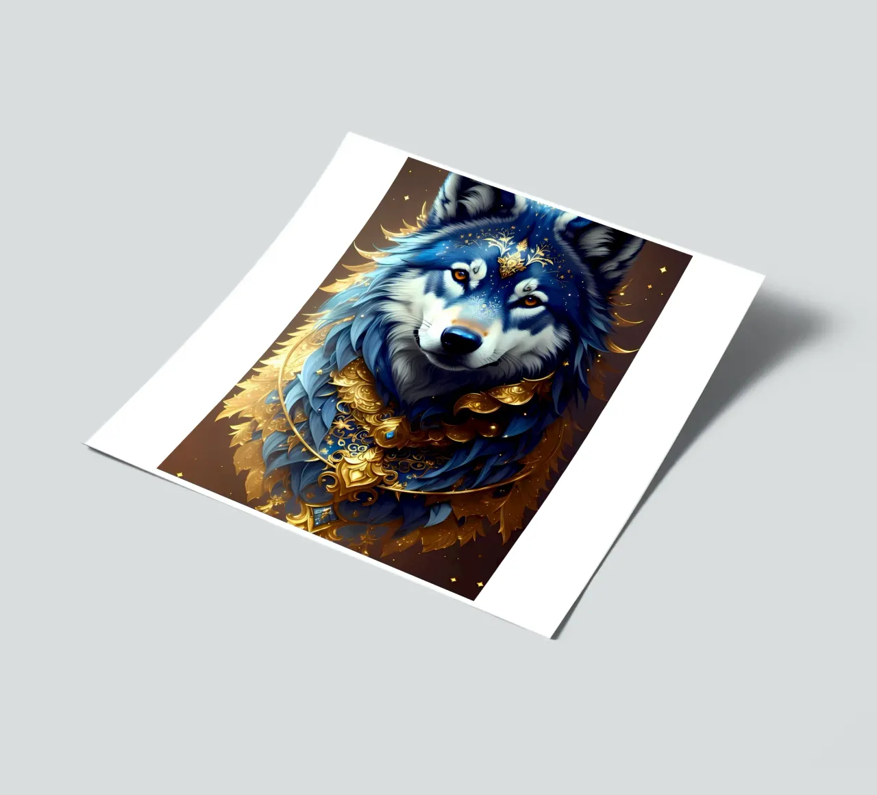Wolf Animal sticker sheet by Pierre Walton