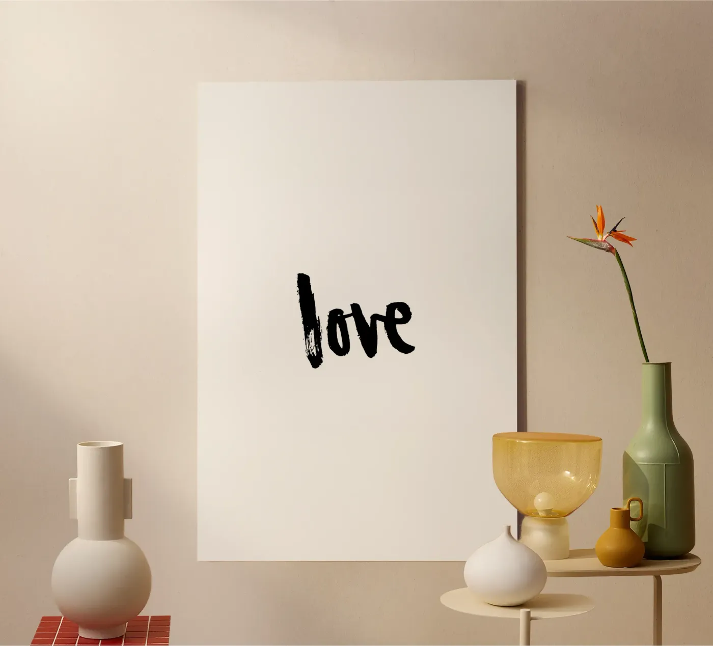 Love tela da Brushmeetspaper