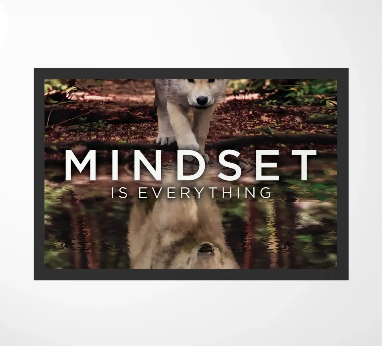 Wolf Dier deurmat van Pierre Walton