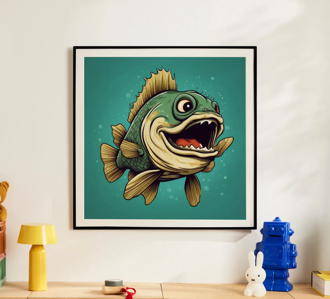 Retro Cod hahnemühle by Funny Animals