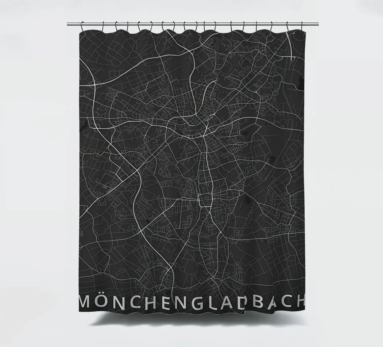 Monchengladbach, Germany shower curtain by Christopher Adams