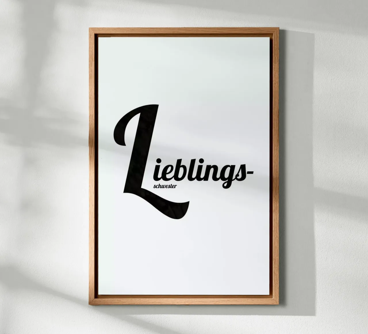Lieblings Schwester canvas by Froilein Juno