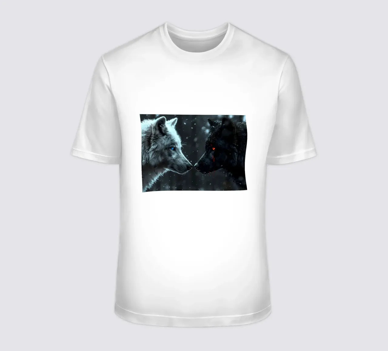 Animale lupo t-shirt da Pierre Walton