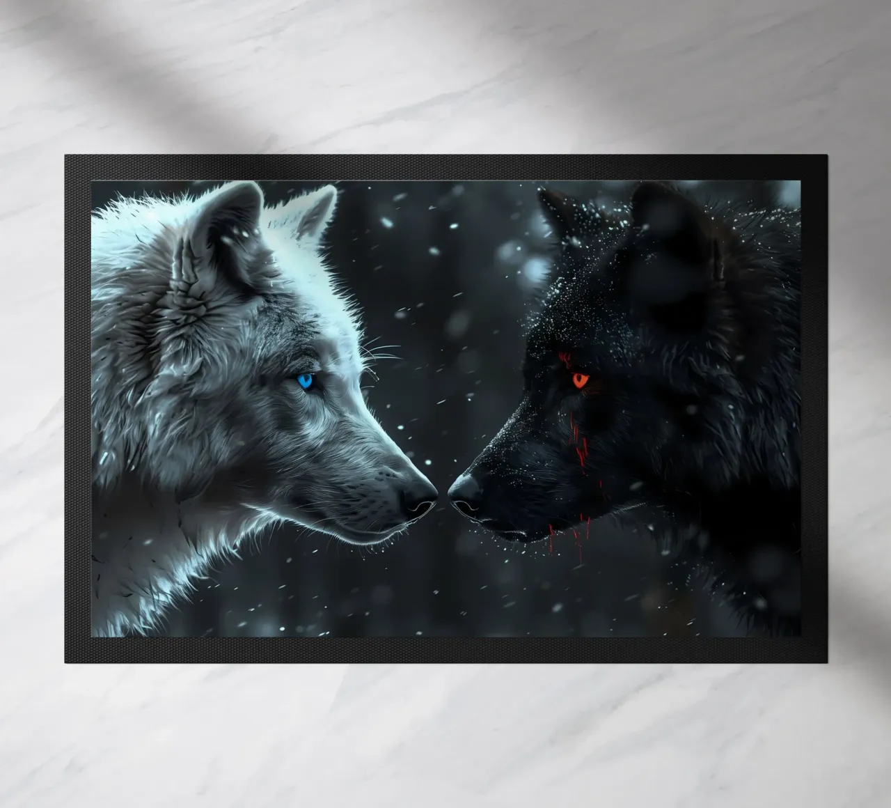 Wolf Dier deurmat van Pierre Walton