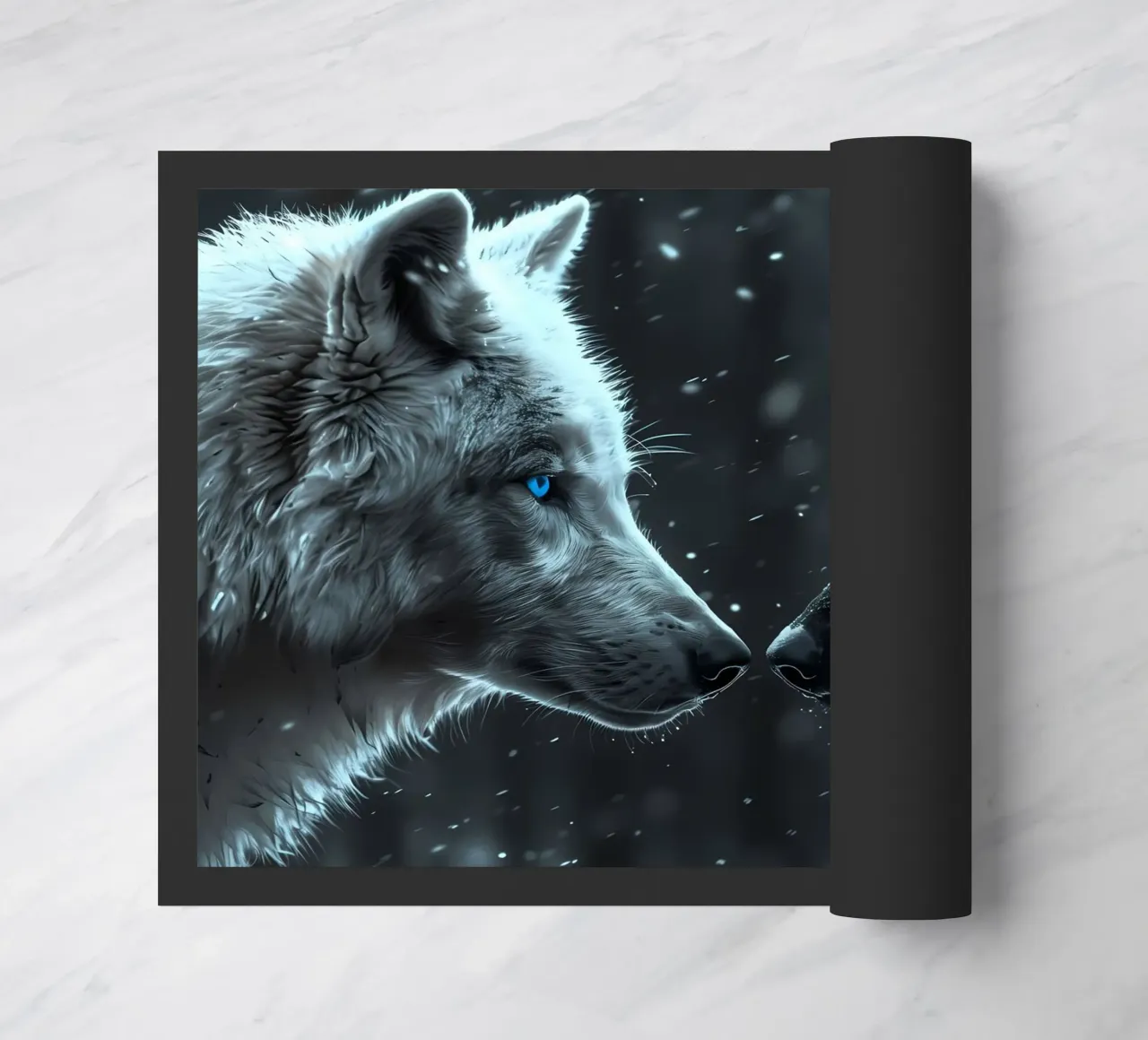 Wolf Dier deurmat van Pierre Walton