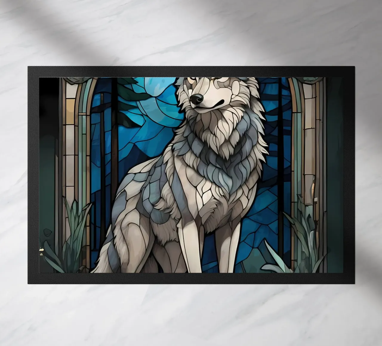 Wolf Dier deurmat van Pierre Walton