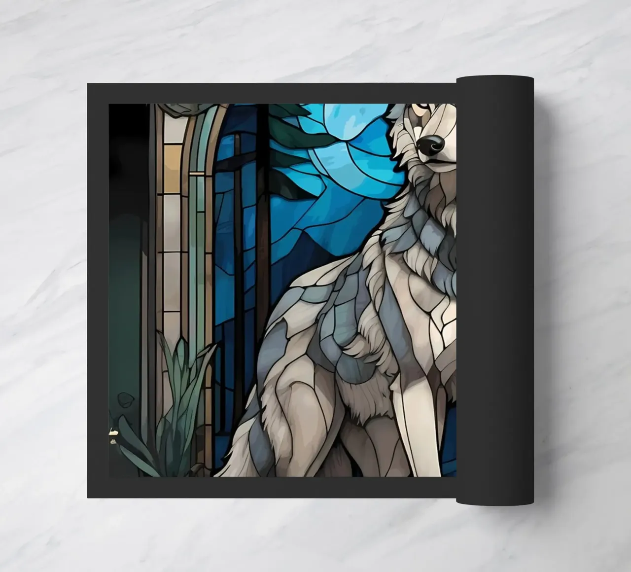 Wolf Dier deurmat van Pierre Walton