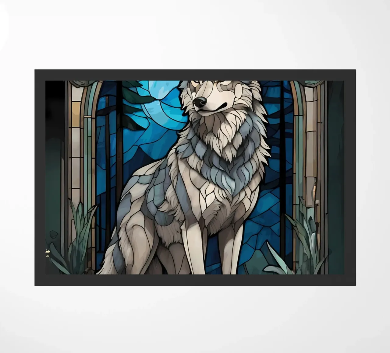 Wolf Dier deurmat van Pierre Walton