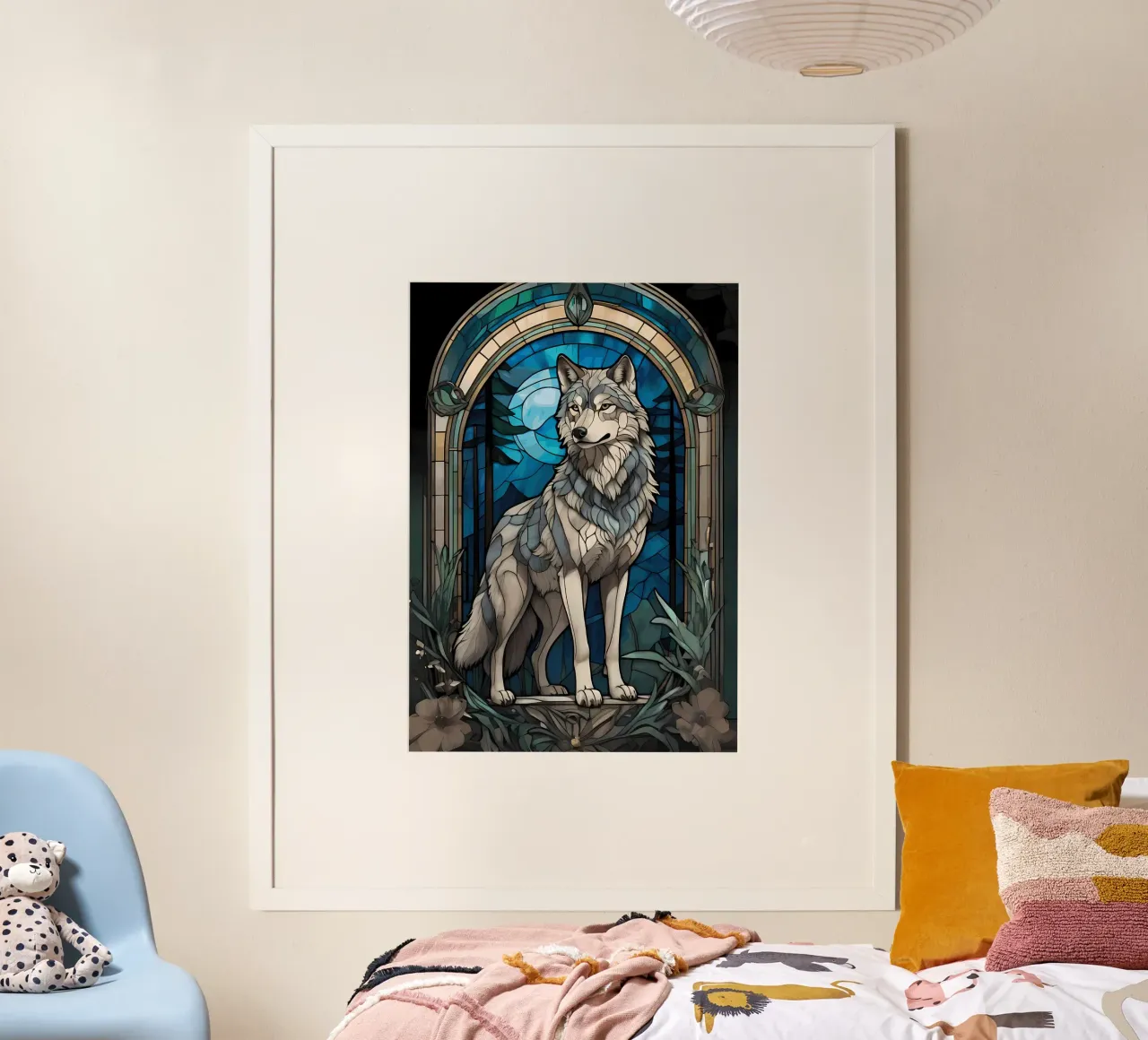 Animale lupo poster da Pierre Walton