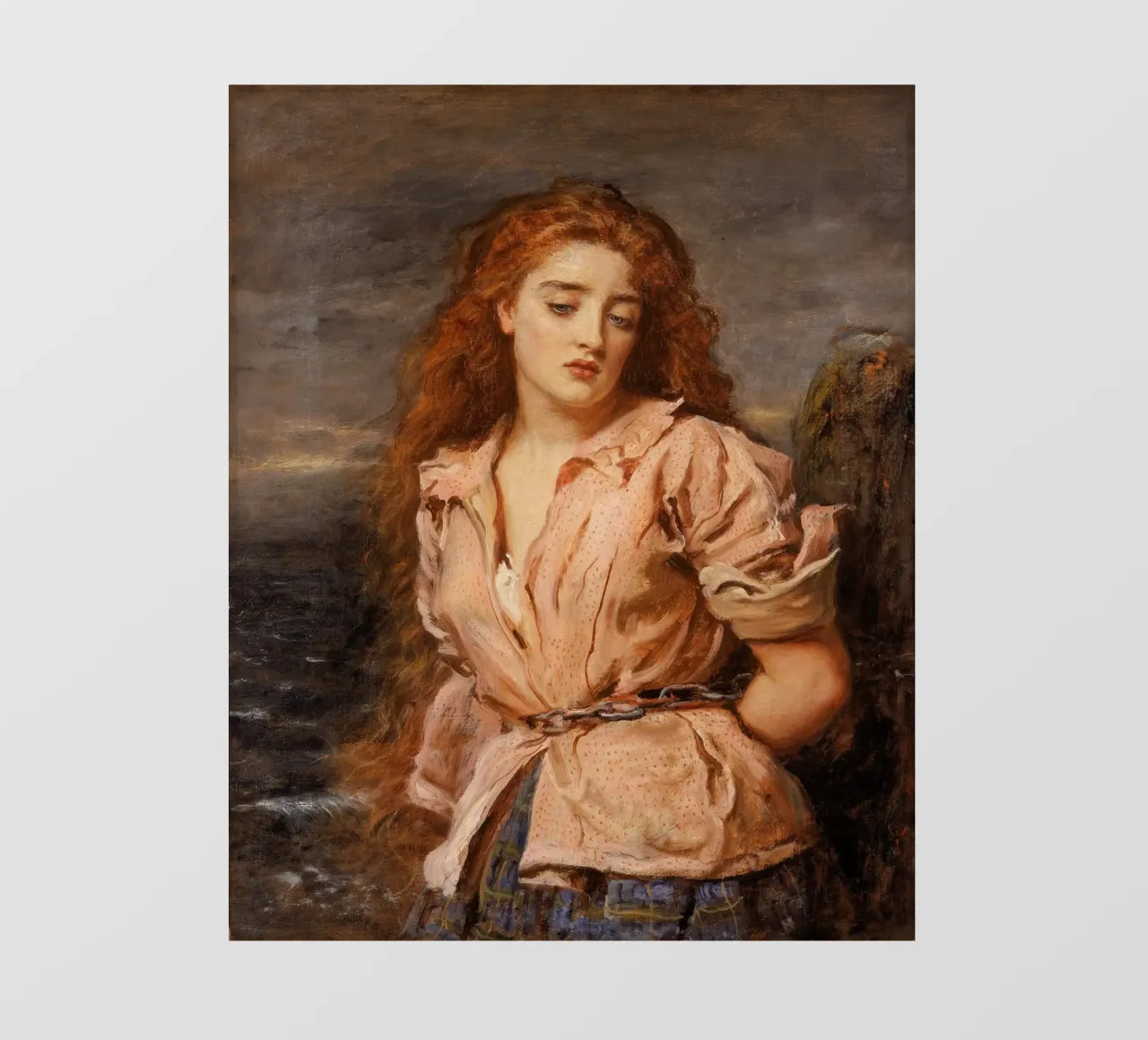 John Everett Millais - Il martire del Solway pellicola backlit da Timeless Artworks