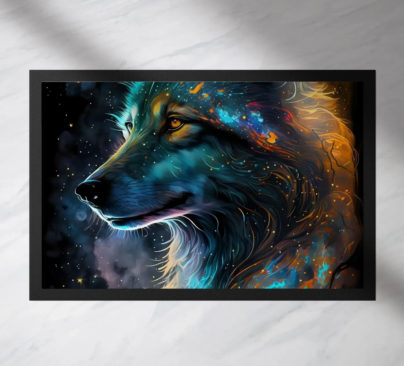 Wolf Dier deurmat van Pierre Walton