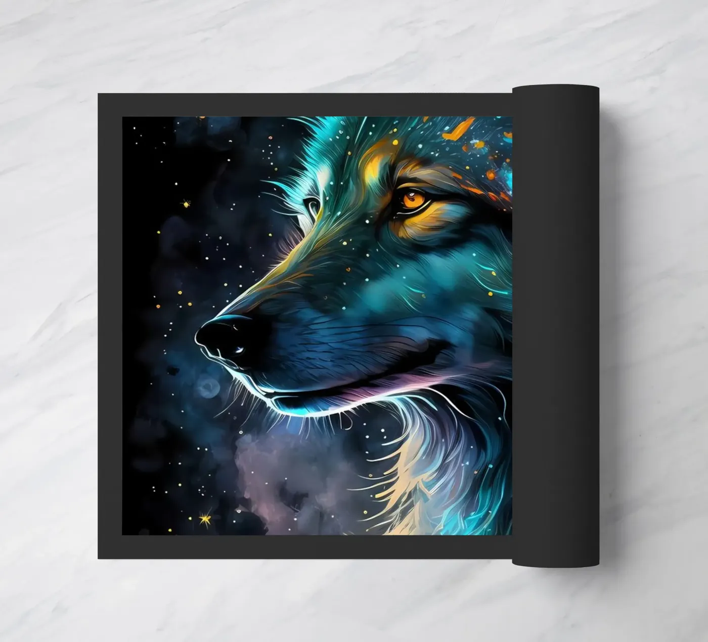 Wolf Dier deurmat van Pierre Walton