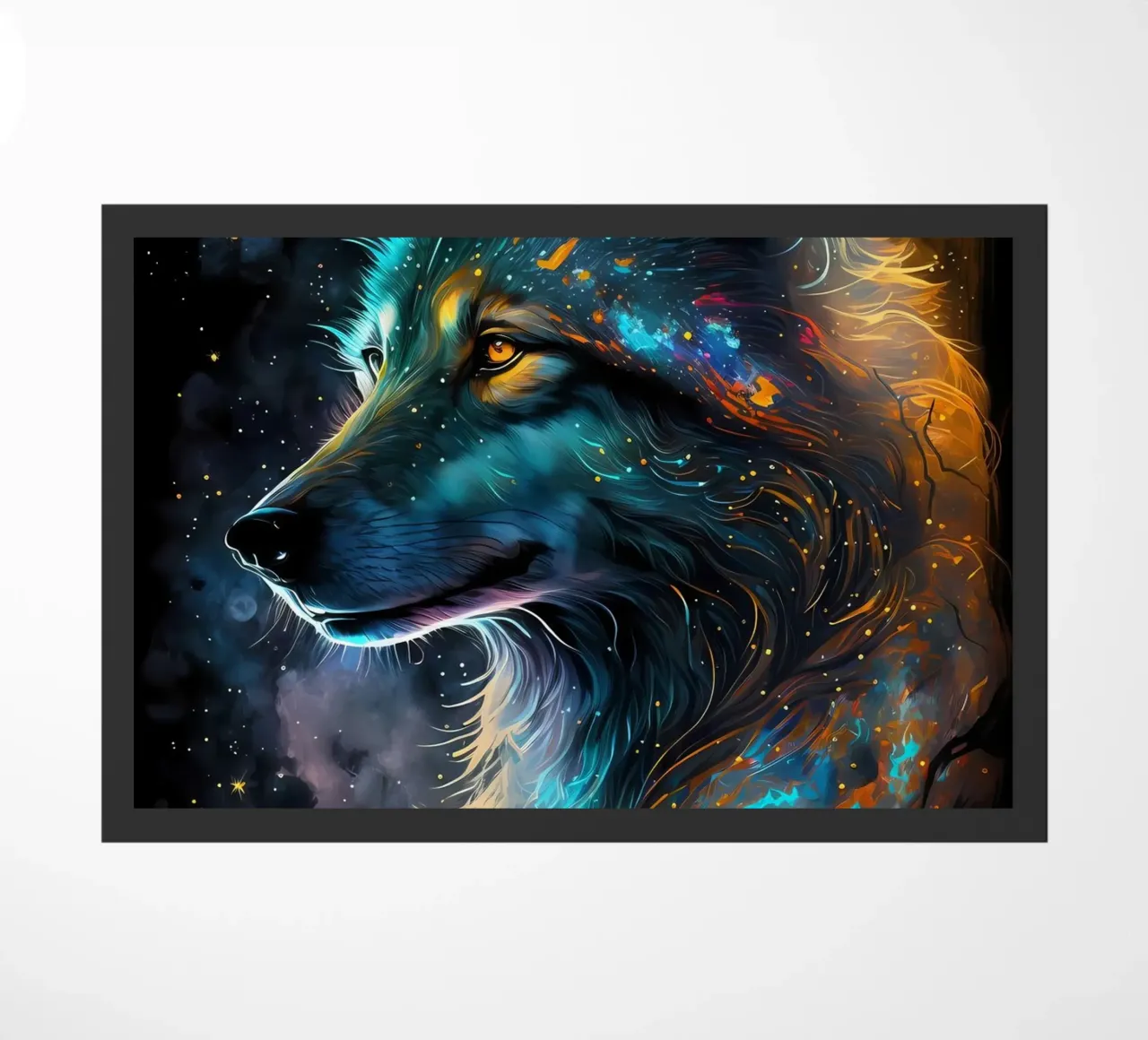 Wolf Dier deurmat van Pierre Walton