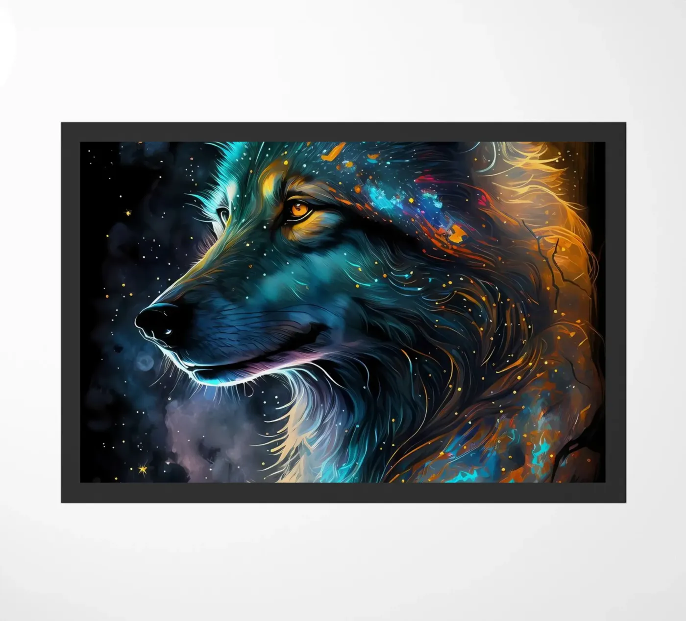 Wolf Dier deurmat van Pierre Walton