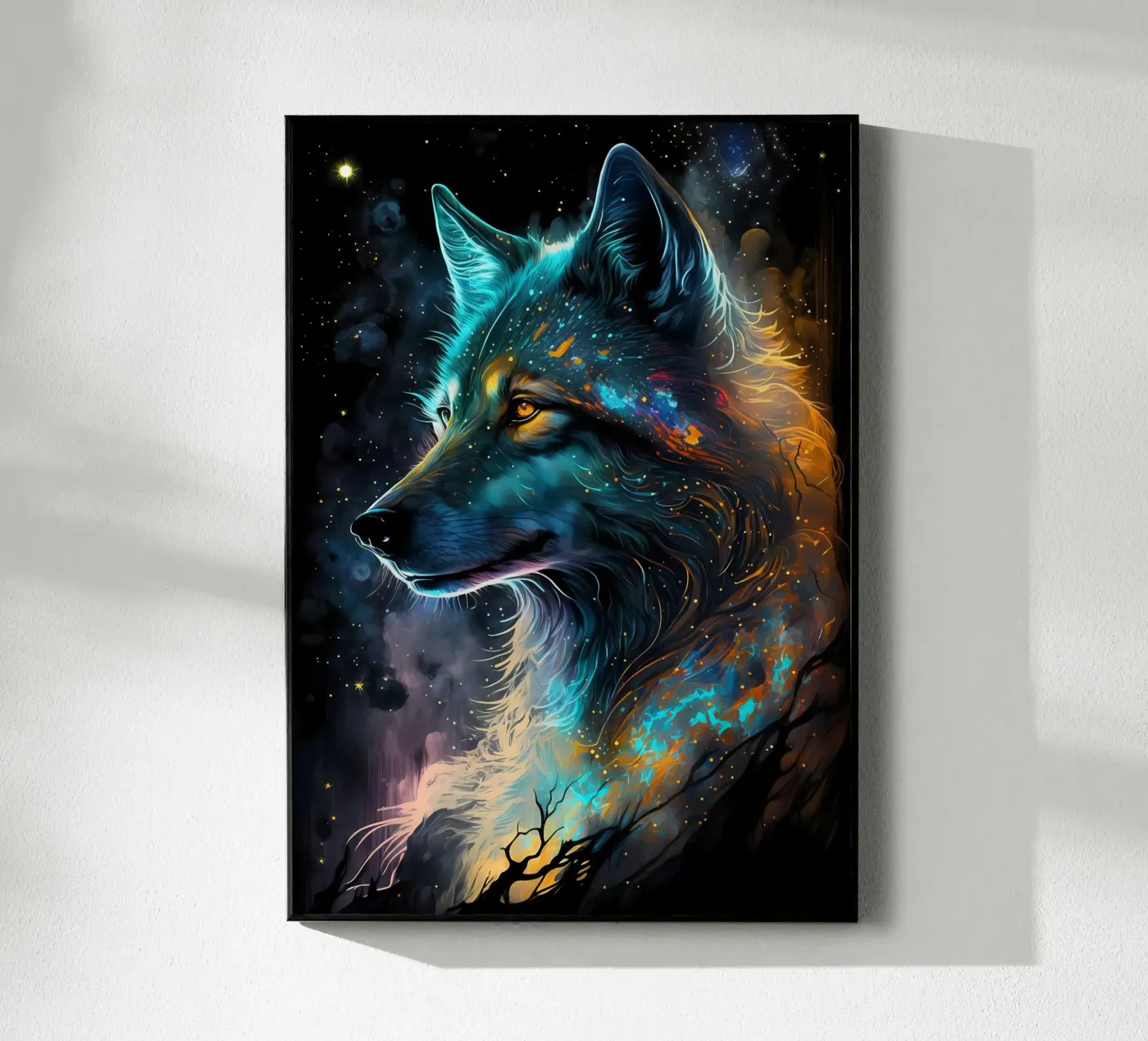 Wolf Animal plexiglass da Pierre Walton