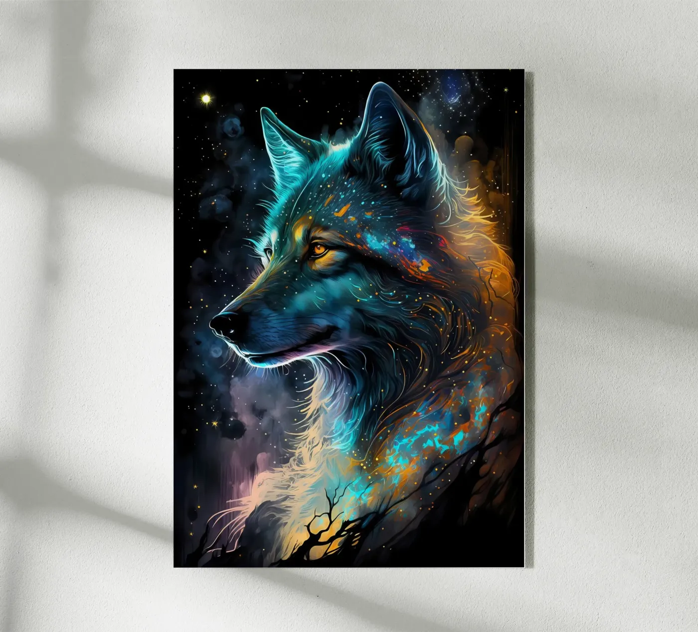 Wolf Animal plexiglass da Pierre Walton