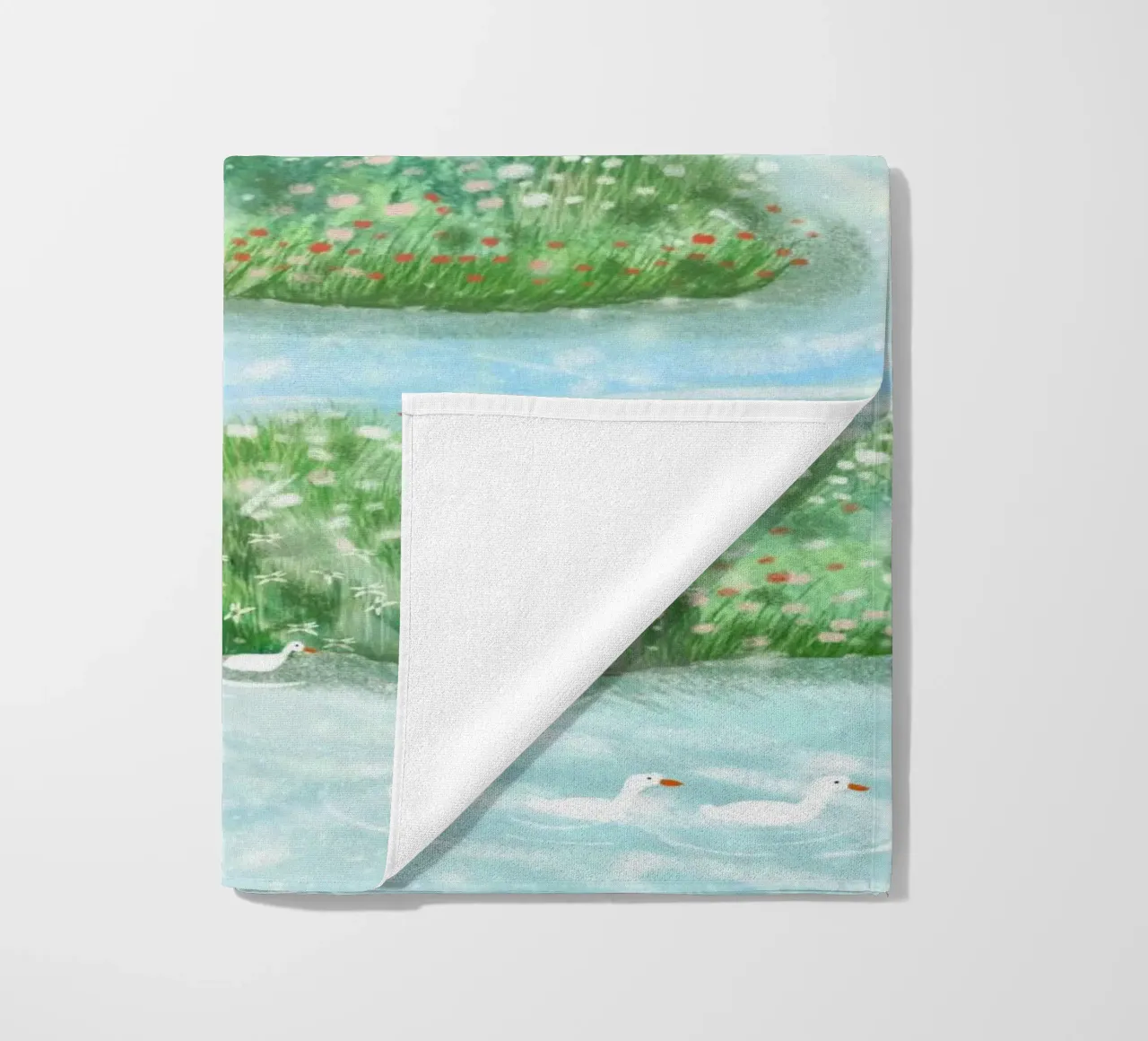 Fidarsi del fiume, abbandonarsi al flusso telo mare da Studio Patruschka