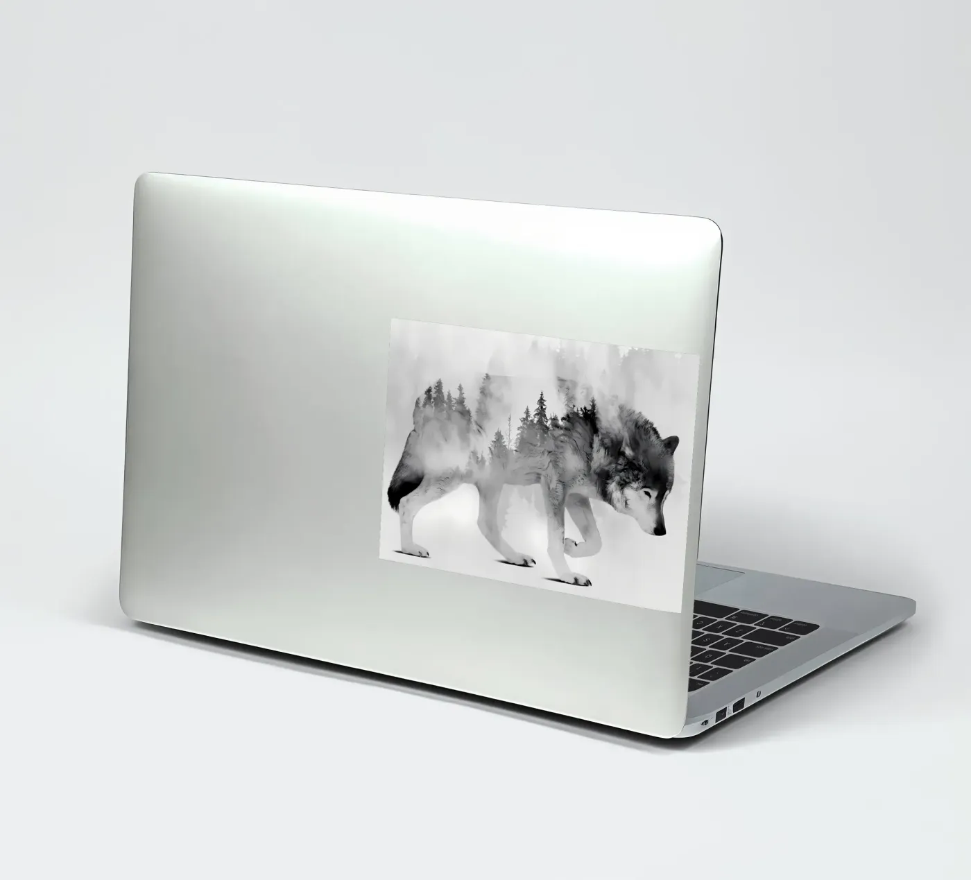 Wolf Dier sticker van Pierre Walton
