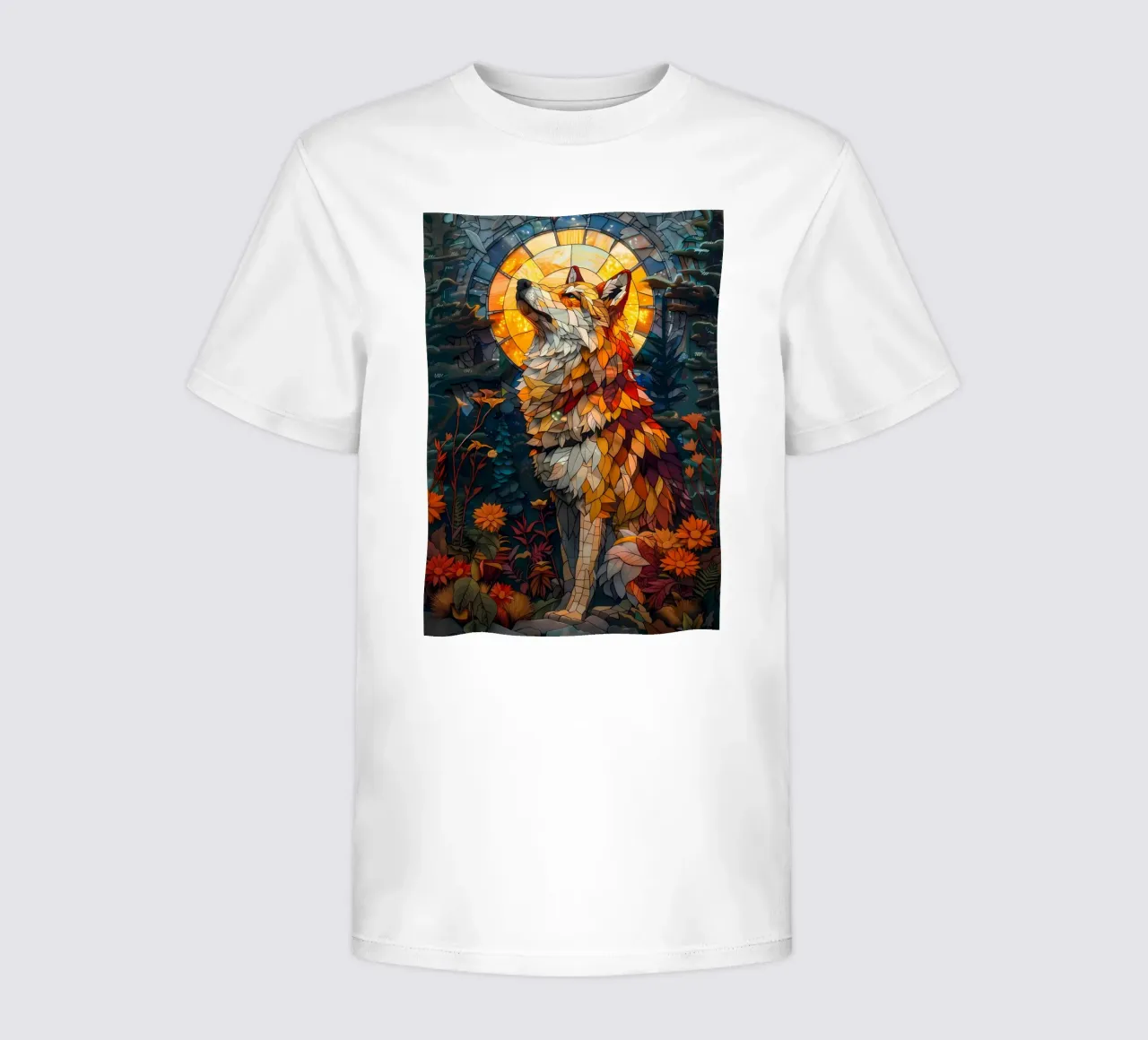 Wolf Animal kids t-shirt by Pierre Walton