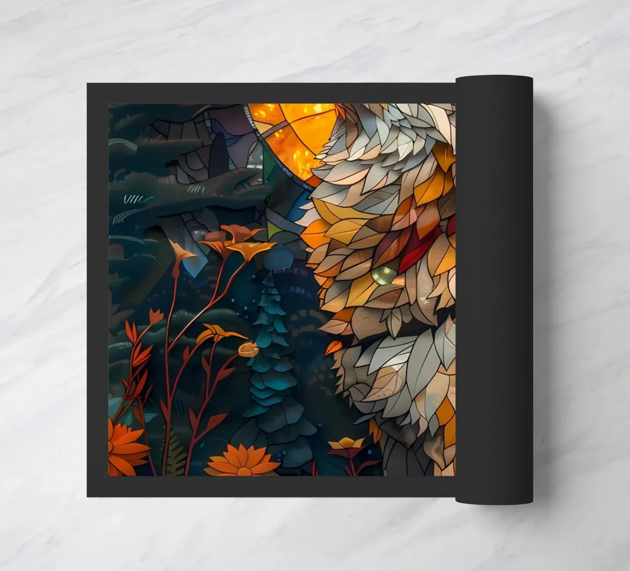 Wolf Dier deurmat van Pierre Walton