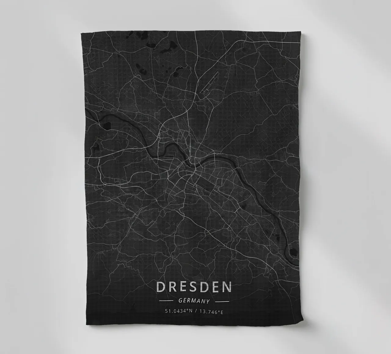 Dresden, Germany tea towel by Christopher Adams