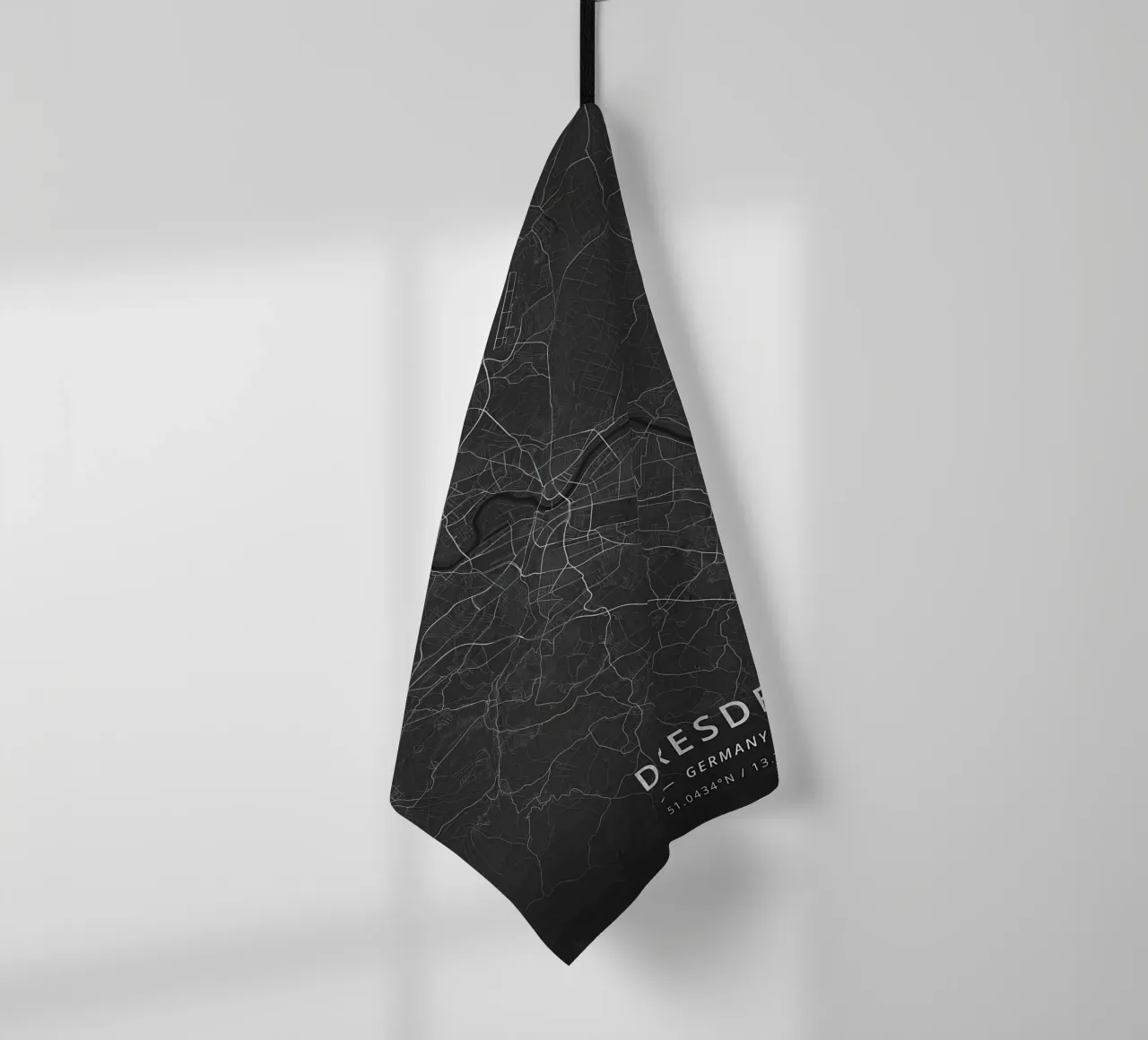 Dresden, Germany tea towel by Christopher Adams