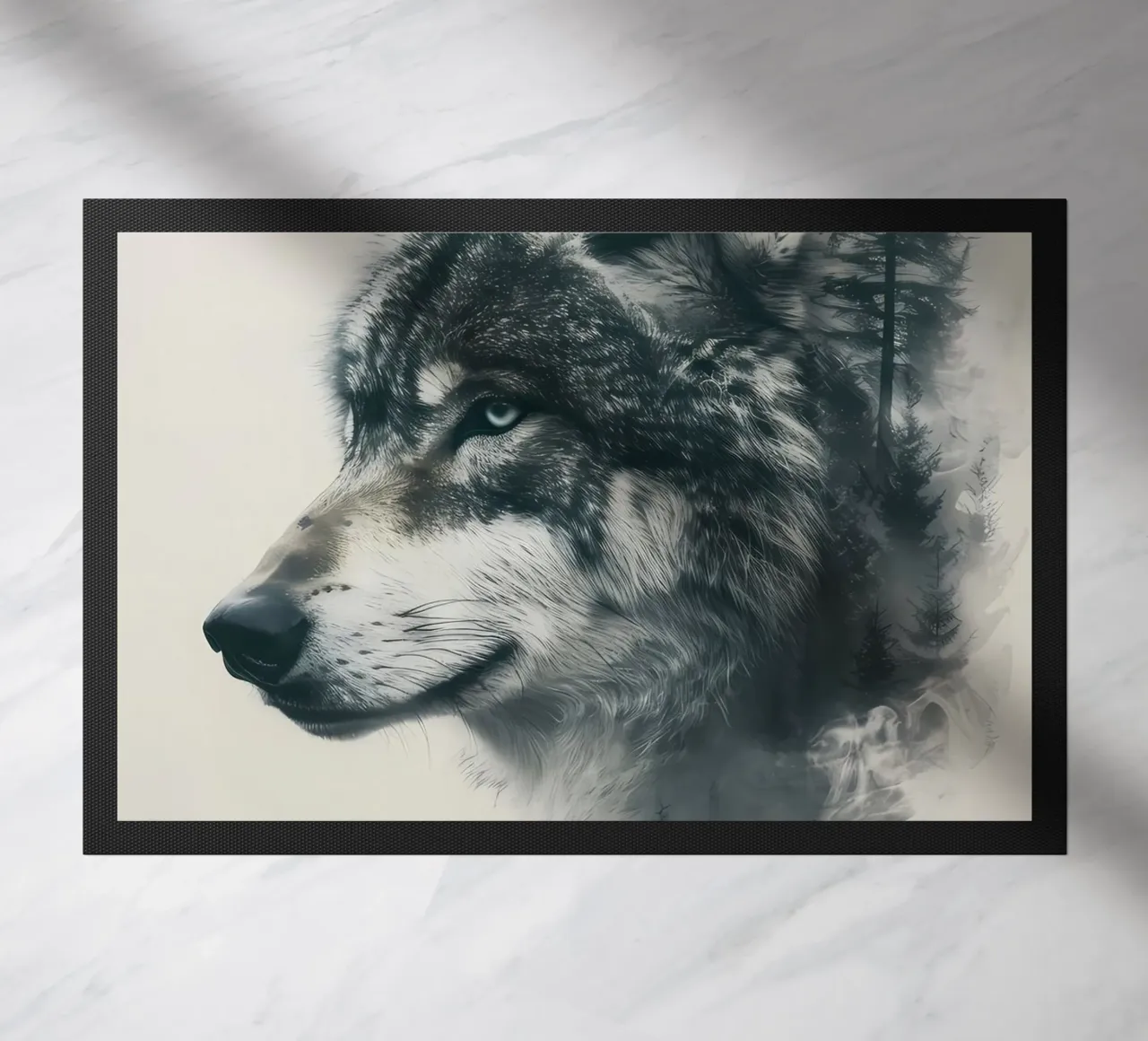 Wolf Dier deurmat van Pierre Walton