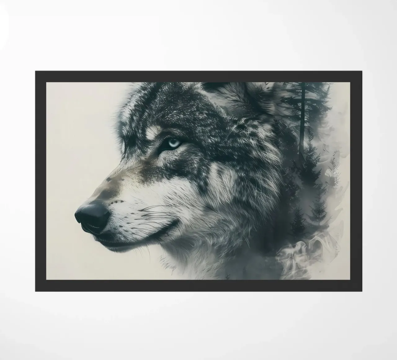 Wolf Dier deurmat van Pierre Walton