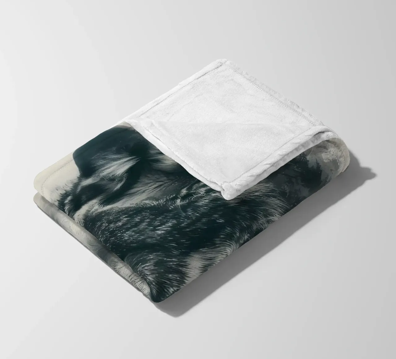 Animale lupo coperta in pile da Pierre Walton
