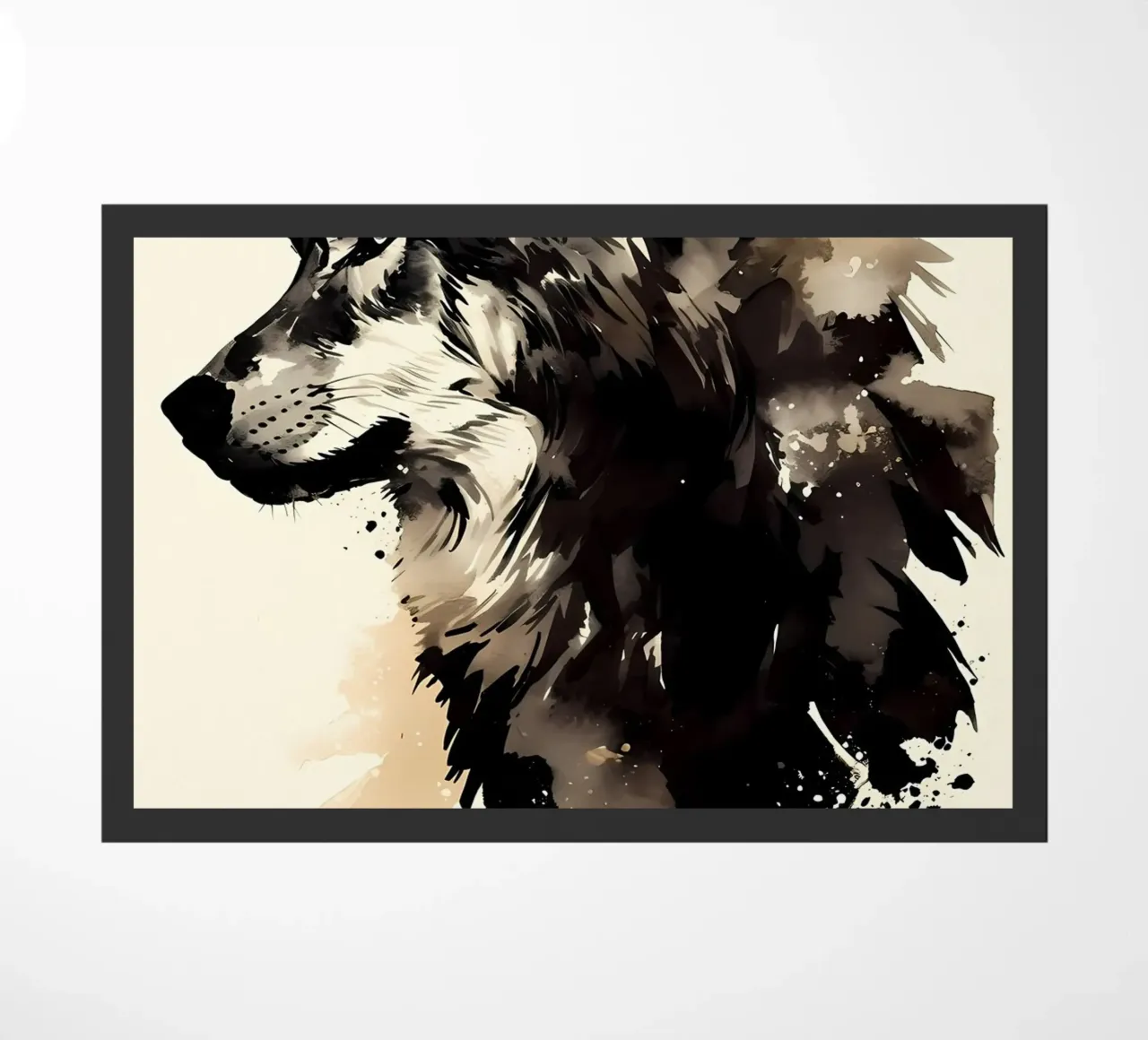 Wolf Dier deurmat van Pierre Walton