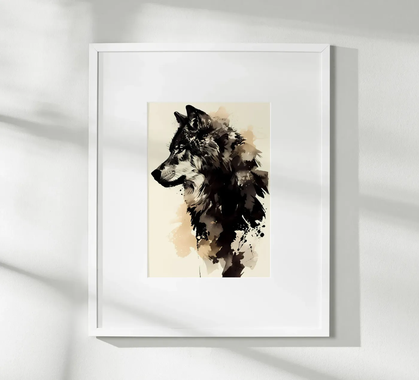 Animale lupo poster da Pierre Walton