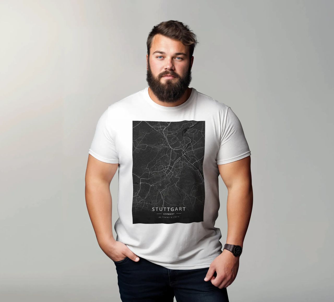 Stuttgart, Germany T-Shirt von Christopher Adams