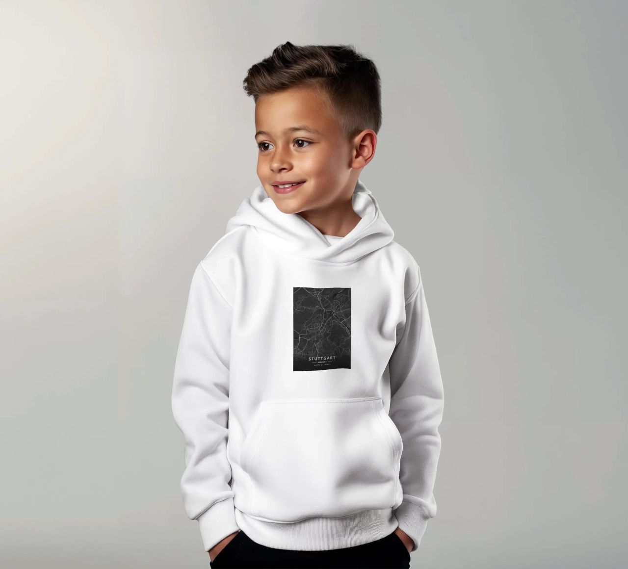 Stuttgart, Germany Kinder Hoodie von Christopher Adams