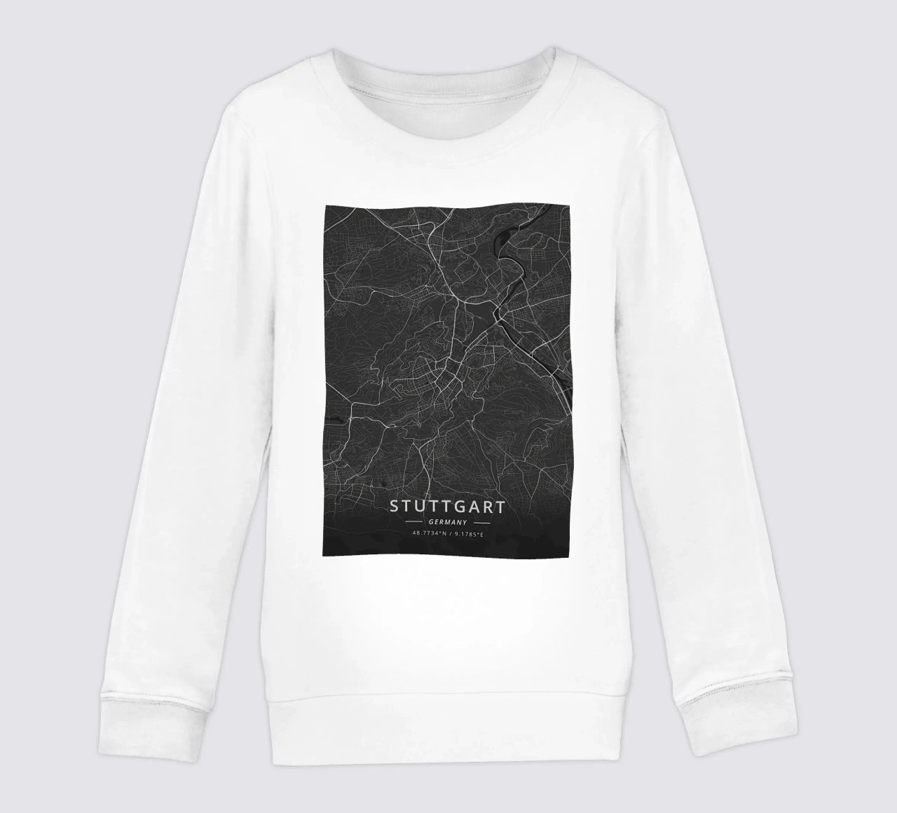 Stuttgart, Germany Kinder Sweatshirt von Christopher Adams