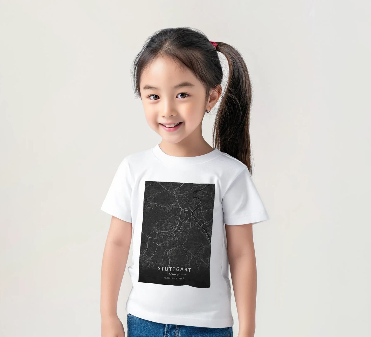 Stuttgart, Germany Kinder T-Shirt von Christopher Adams