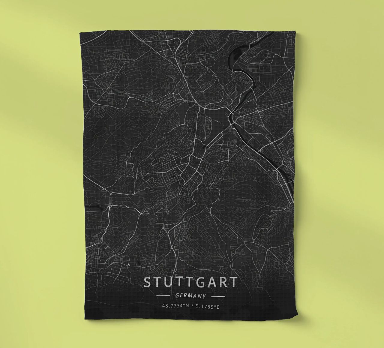 Stuttgart, Germany Geschirrtuch von Christopher Adams