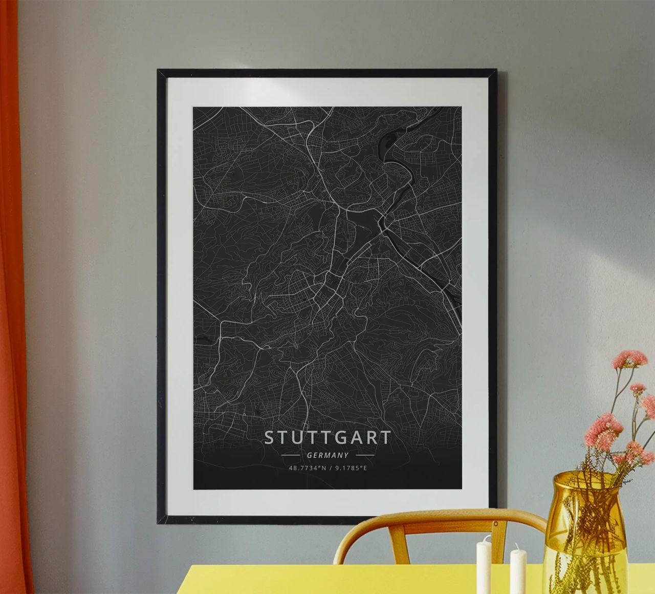 Stuttgart, Germany Poster von Christopher Adams