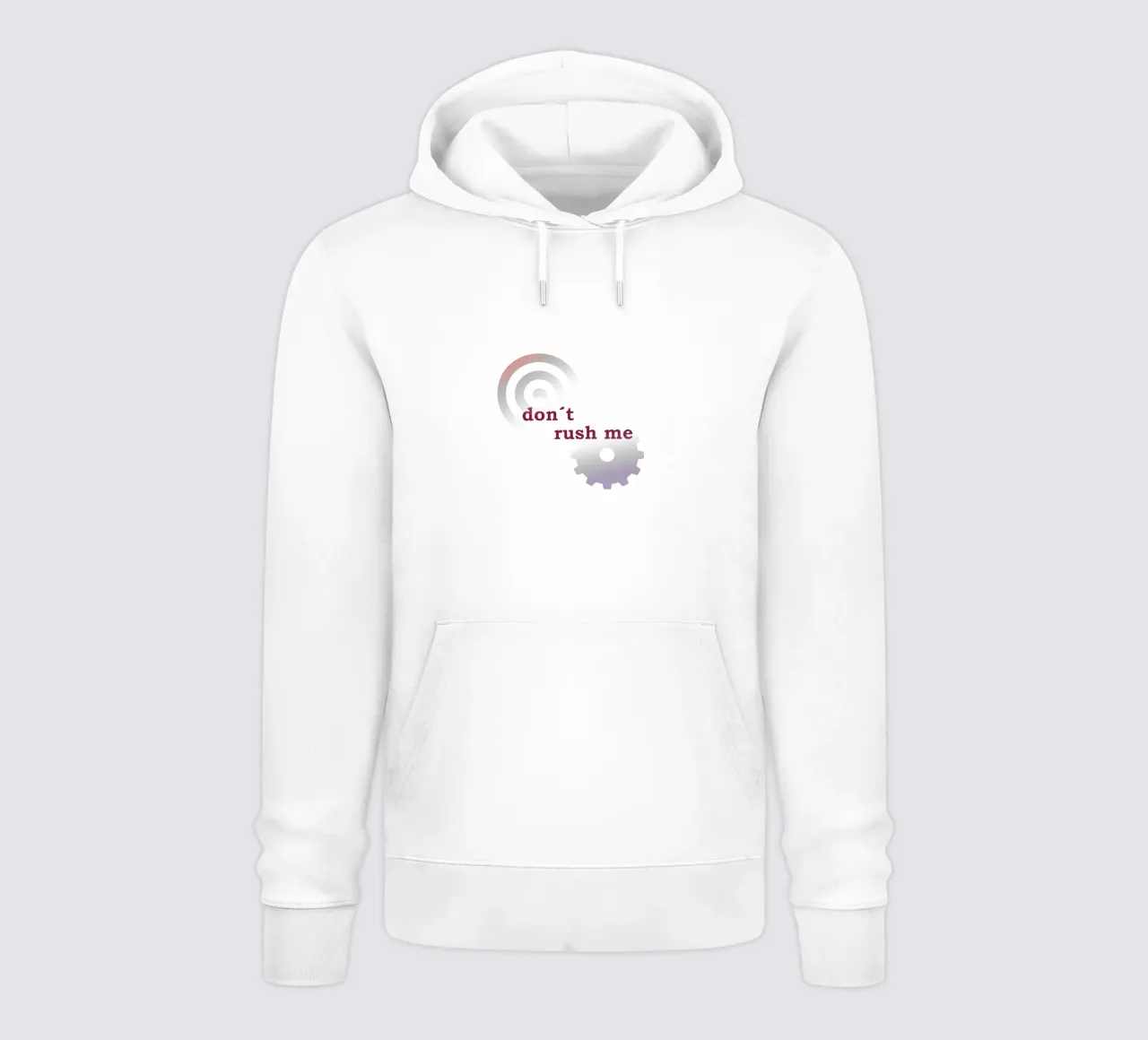 Forme geometriche con una frase felpa con cappuccio da Something for you