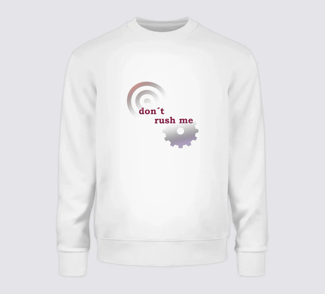 Forme geometriche con una frase felpa da Something for you