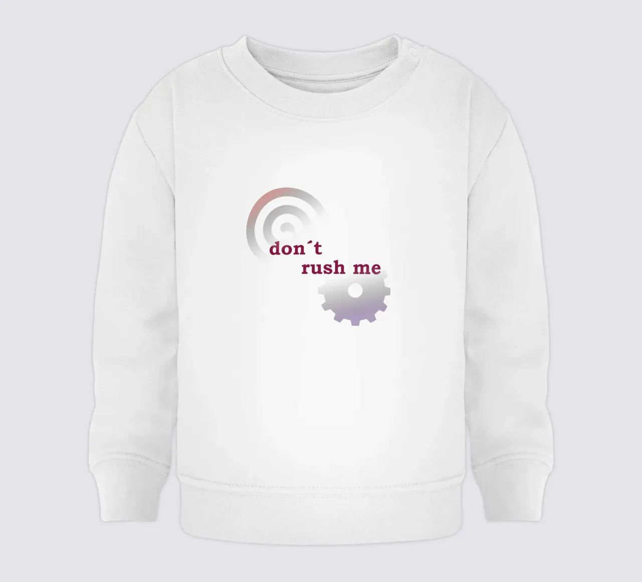 Forme geometriche con una frase felpa neonato da Something for you