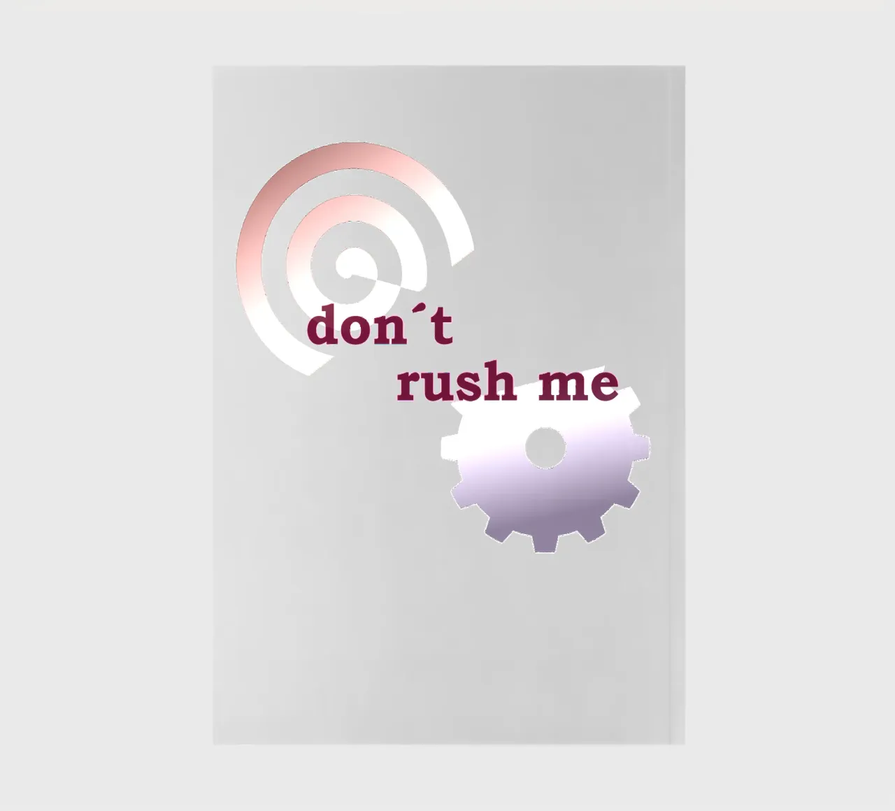 Forme geometriche con una frase diario da Something for you