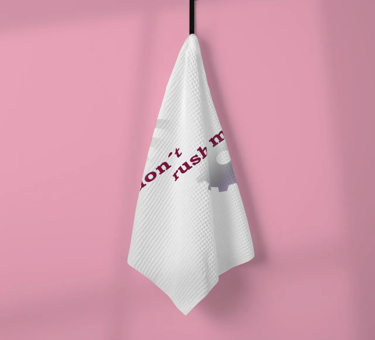 Forme geometriche con una frase canovaccio da cucina da Something for you