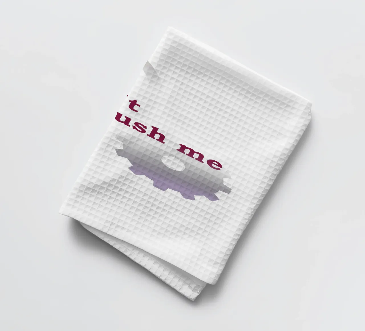 Forme geometriche con una frase canovaccio da cucina da Something for you
